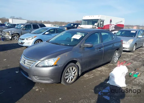 2015 Nissan Sentra Sv из США, поврежденный, VIN 3N1AB7AP6FL676812